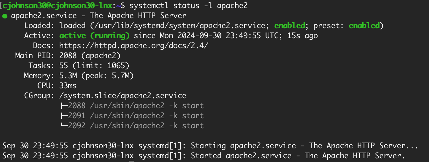 Image: Apache Status