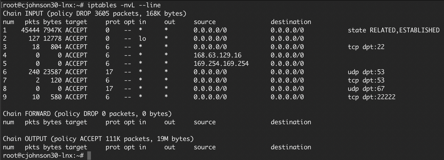 Image: Custom SSH firewall rule