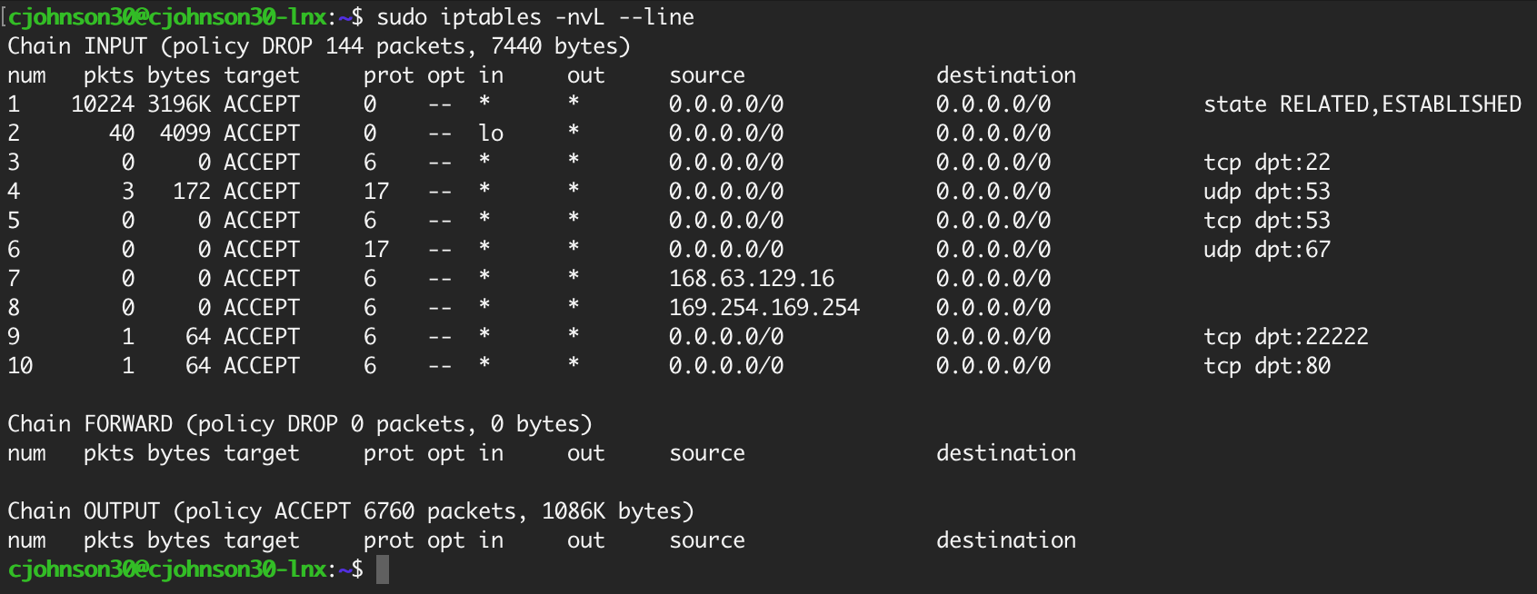 Image: Allowing TCP Port 80