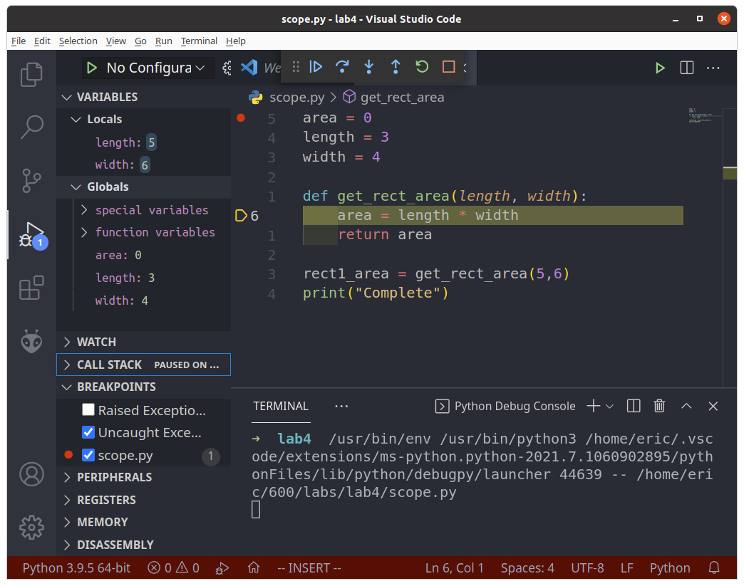 Lab 4 | Programming Fundamentals