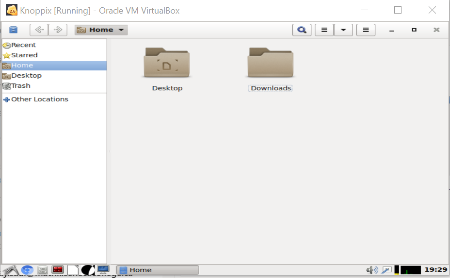 Knoppix File Manager