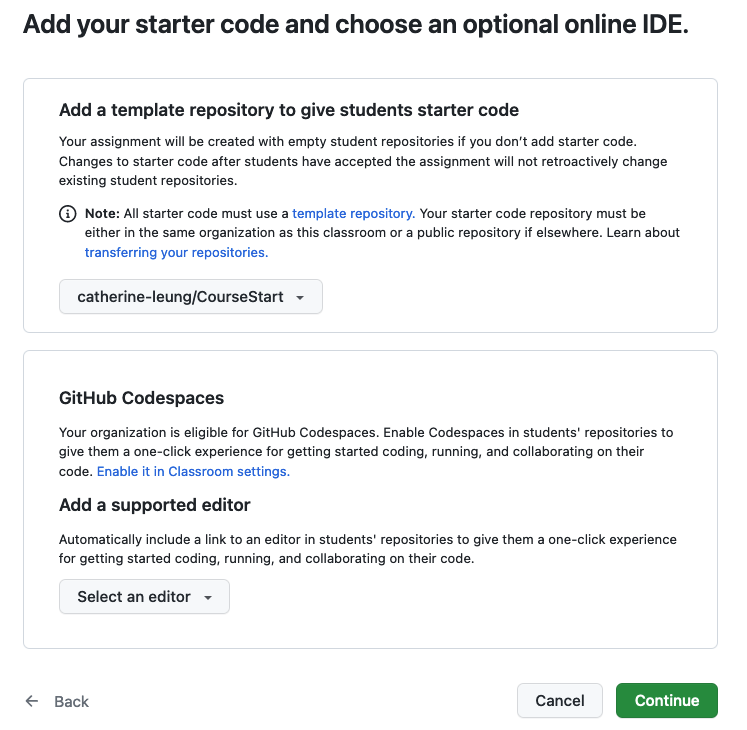 Course Repo Assignment